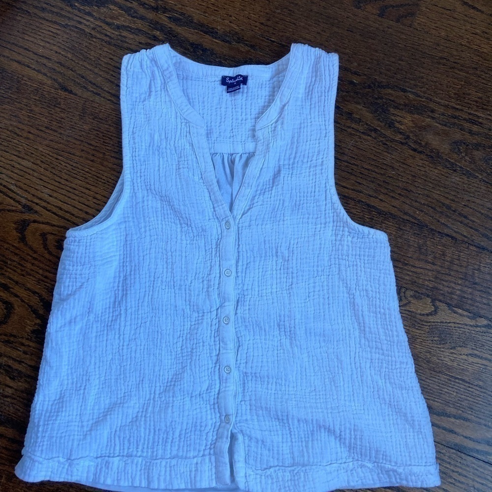 Splendid 100% Cotton Sleeveless shirt size Medium